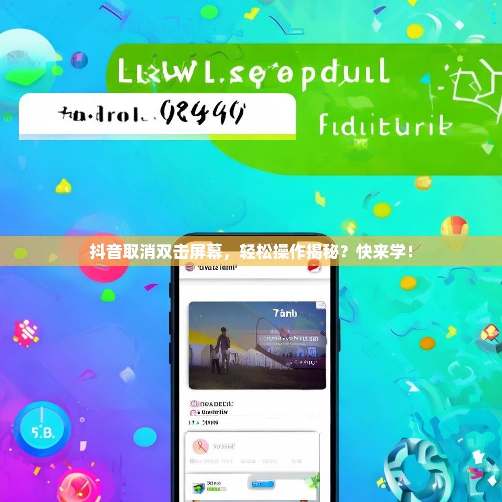 抖音取消双击屏幕，轻松操作揭秘？快来学！