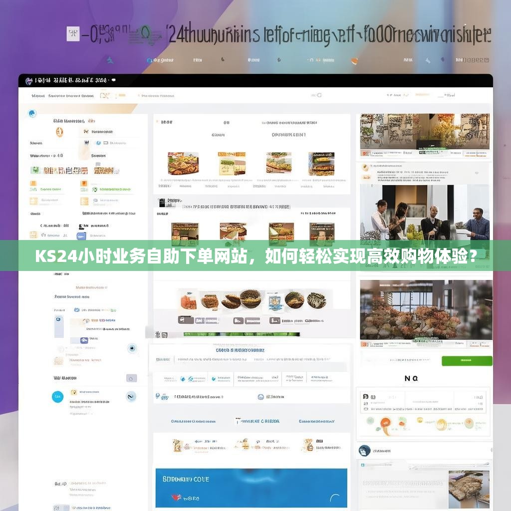 KS24小时业务自助下单网站，如何轻松实现高效购物体验？
