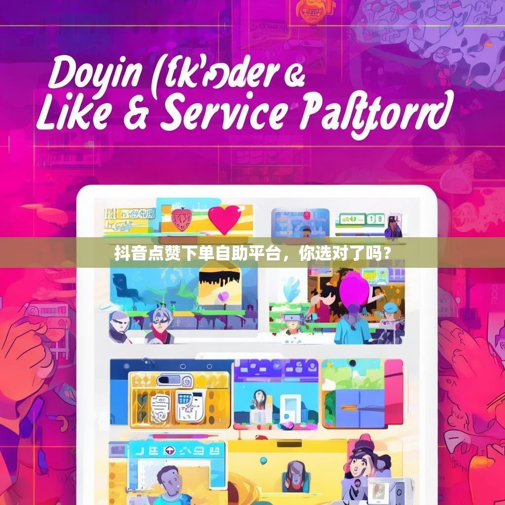 抖音点赞下单自助平台，你选对了吗？