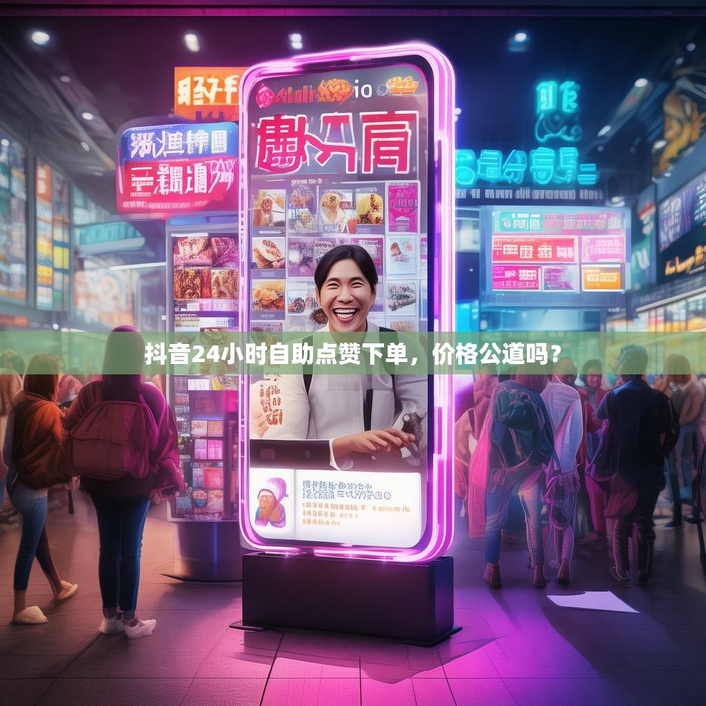 抖音24小时自助点赞下单，价格公道吗？