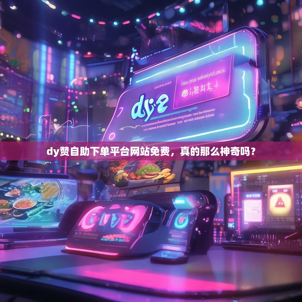 dy赞自助下单平台网站免费，真的那么神奇吗？