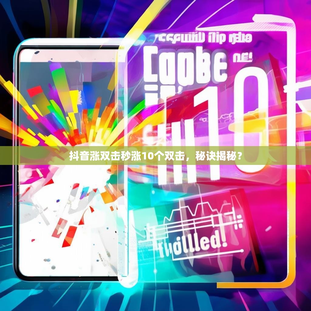 抖音涨双击秒涨10个双击，秘诀揭秘？