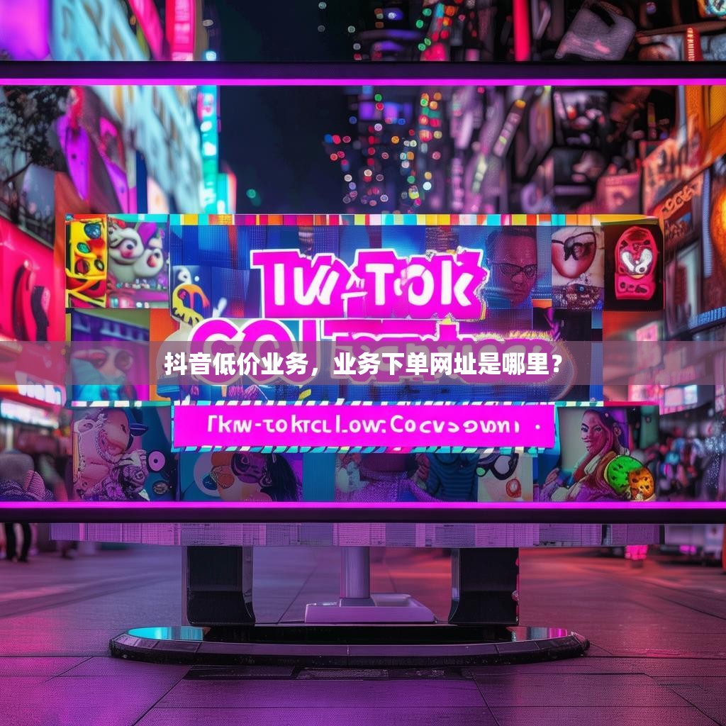 抖音低价业务，业务下单网址是哪里？
