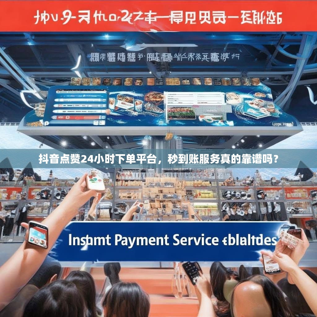 抖音点赞24小时下单平台，秒到账服务真的靠谱吗？
