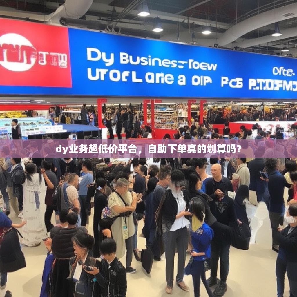 dy业务超低价平台，自助下单真的划算吗？