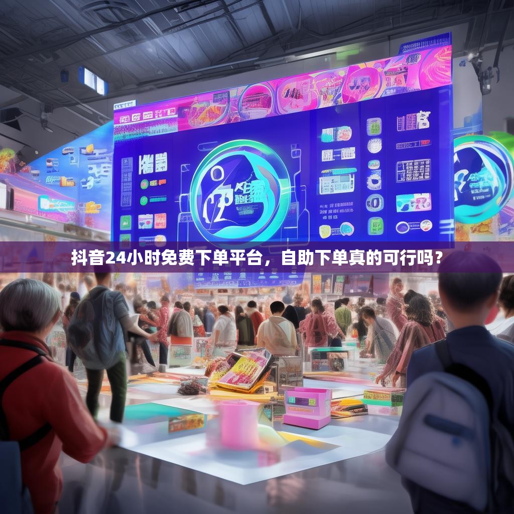 抖音24小时免费下单平台，自助下单真的可行吗？