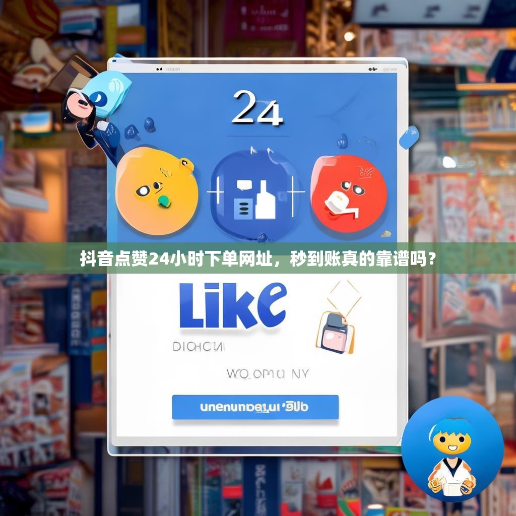 抖音点赞24小时下单网址，秒到账真的靠谱吗？