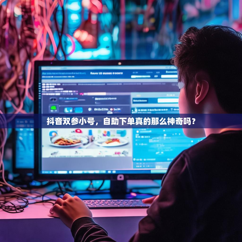 抖音双参小号，自助下单真的那么神奇吗？