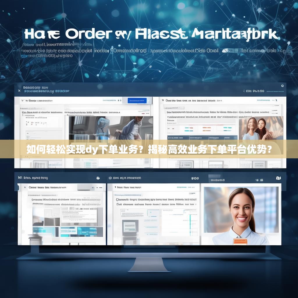 如何轻松实现dy下单业务？揭秘高效业务下单平台优势？