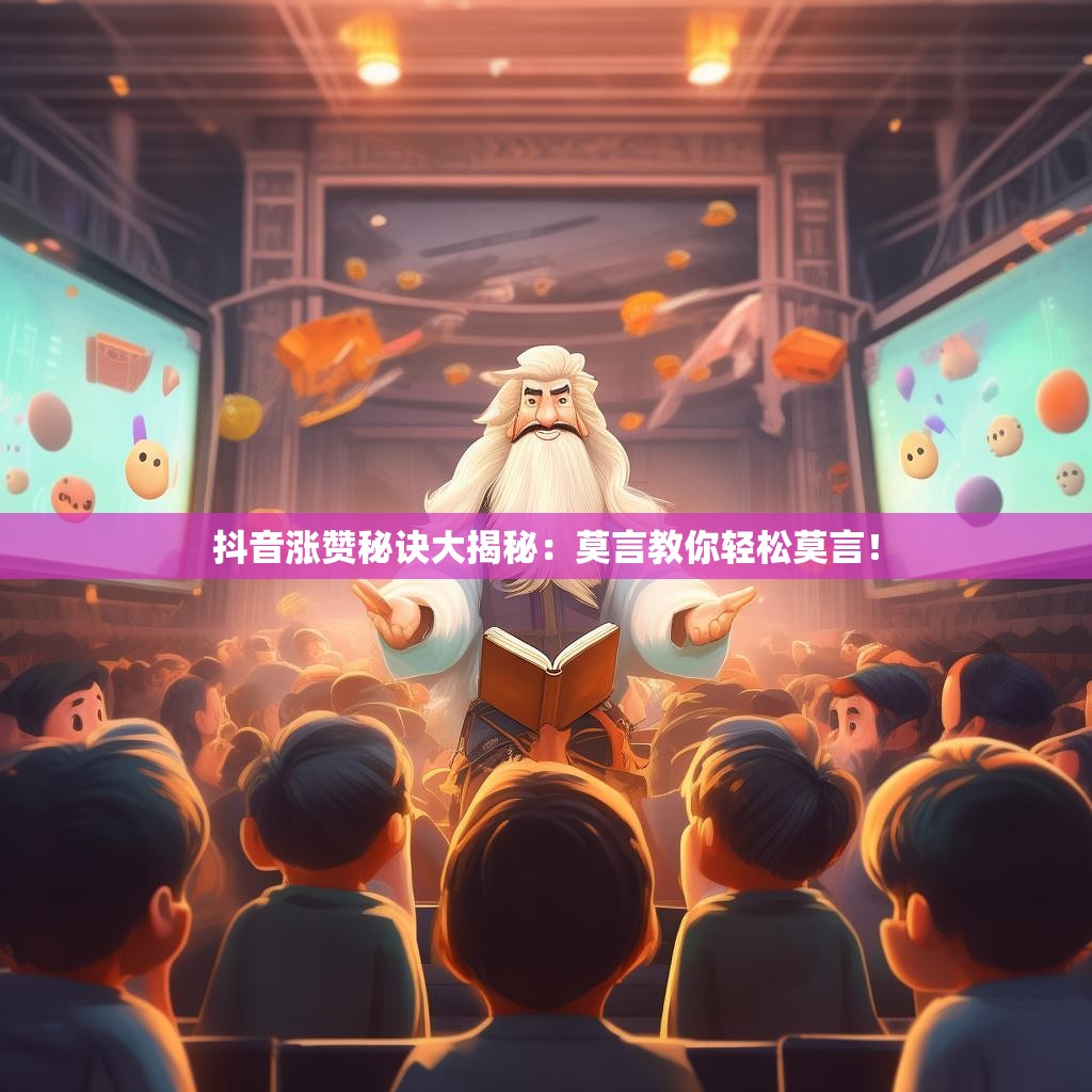 抖音涨赞秘诀大揭秘：莫言教你轻松莫言！