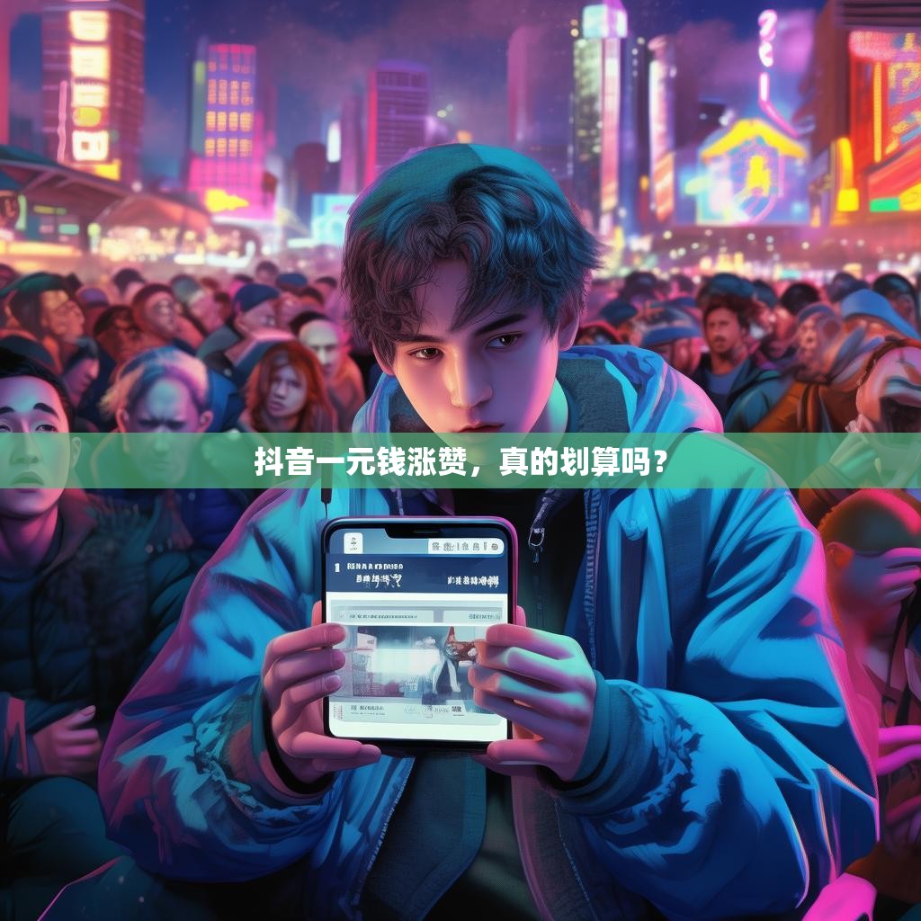 抖音一元钱涨赞，真的划算吗？