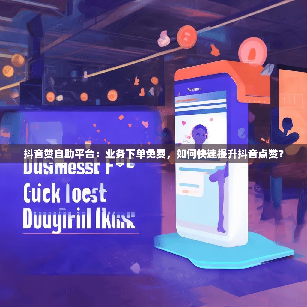 抖音赞自助平台：业务下单免费，如何快速提升抖音点赞？