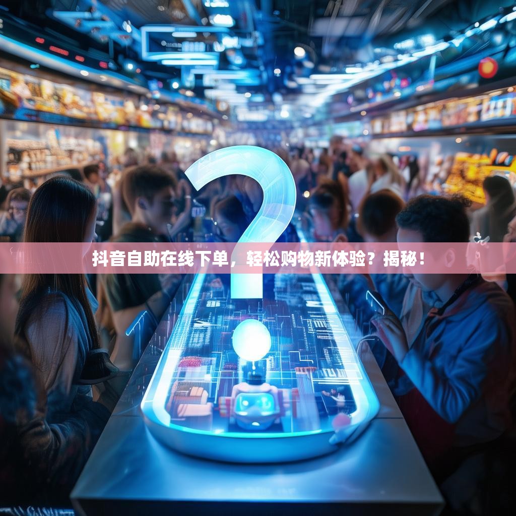 抖音自助在线下单，轻松购物新体验？揭秘！