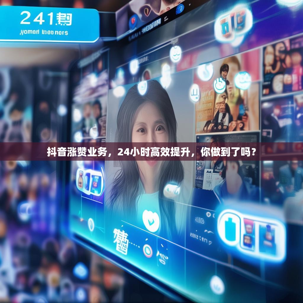抖音涨赞业务,24小时高效提升,你做到了吗? 抖音涨赞业务,24小时高效提升,你做到了吗?