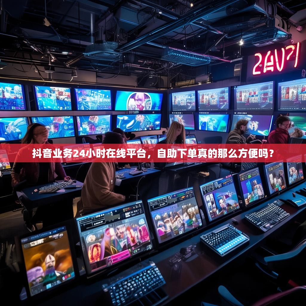抖音业务24小时在线平台，自助下单真的那么方便吗？
