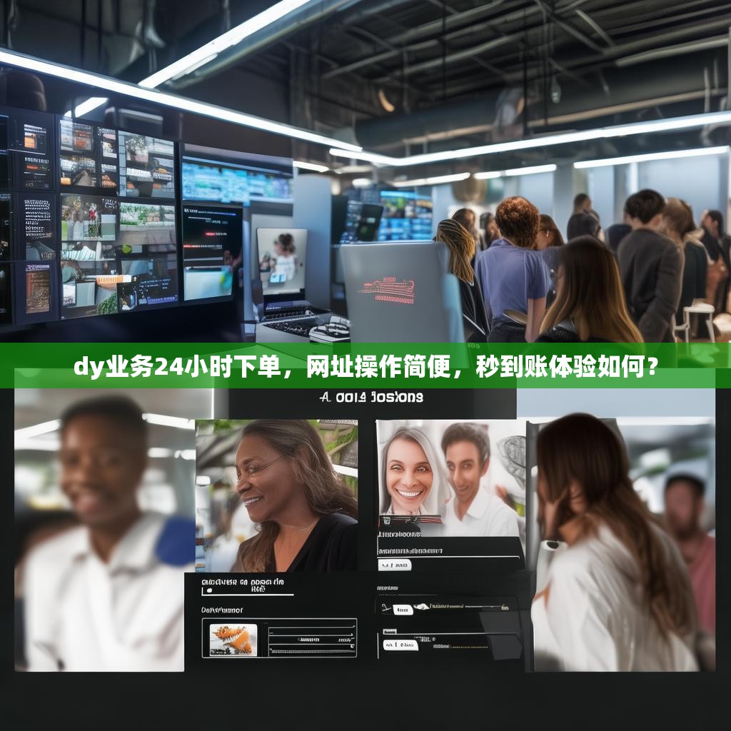 dy业务24小时下单，网址操作简便，秒到账体验如何？