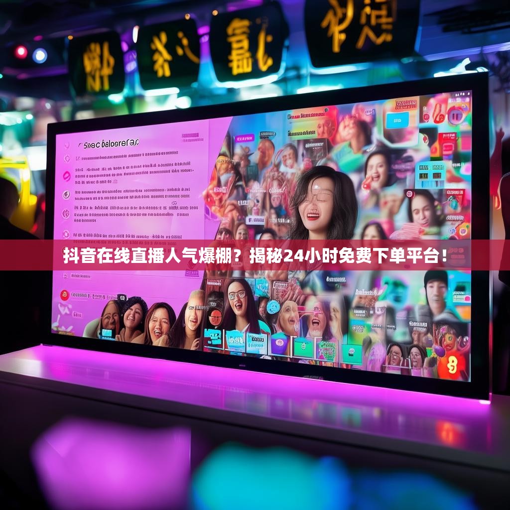 抖音在线直播人气爆棚?揭秘24小时免费下单平台! 抖音在线直播人气爆棚?揭秘24小时免费下单平台!