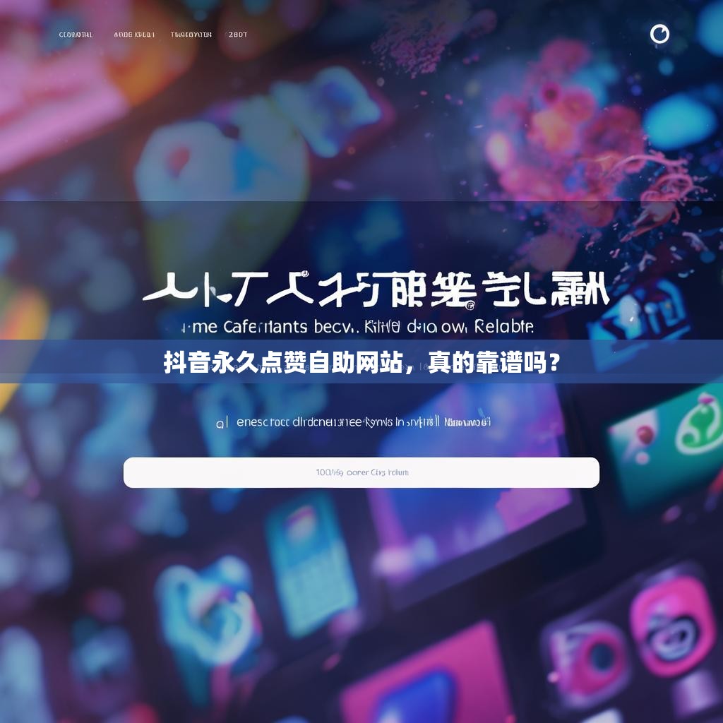 抖音永久点赞自助网站，真的靠谱吗？