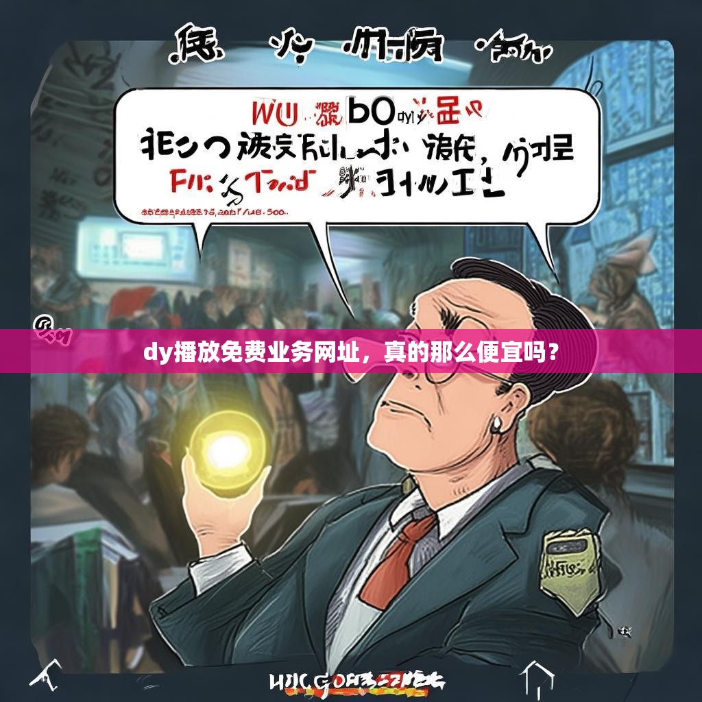 dy播放免费业务网址，真的那么便宜吗？