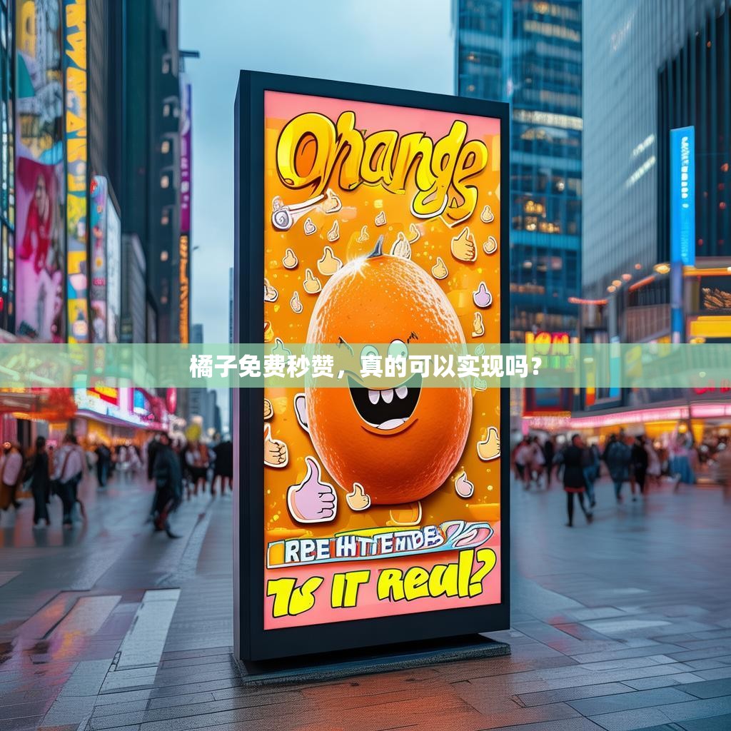 橘子免费秒赞，真的可以实现吗？