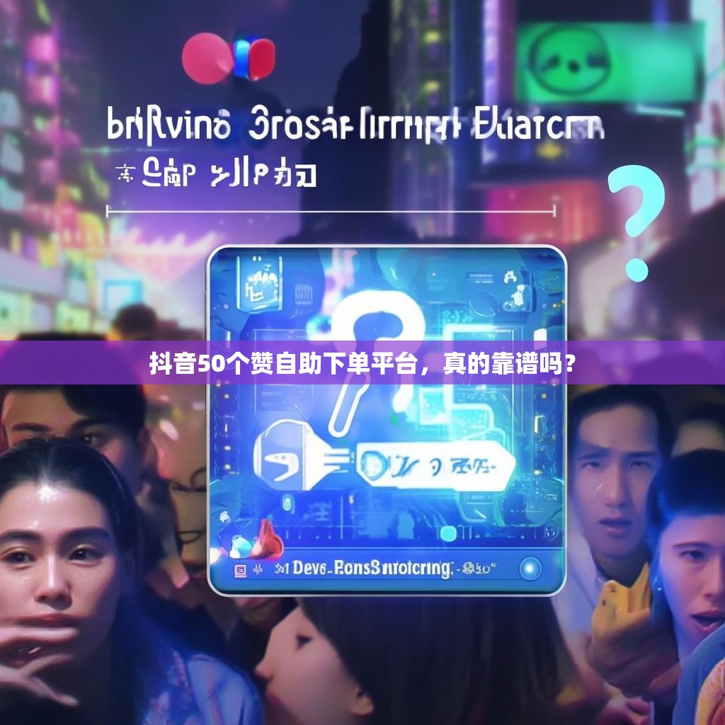抖音50个赞自助下单平台，真的靠谱吗？