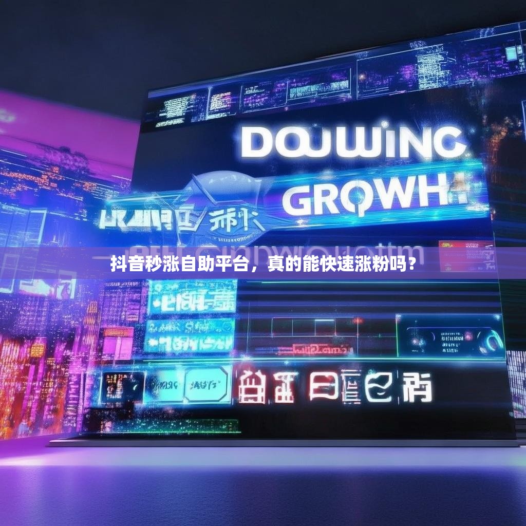 抖音秒涨自助平台，真的能快速涨粉吗？