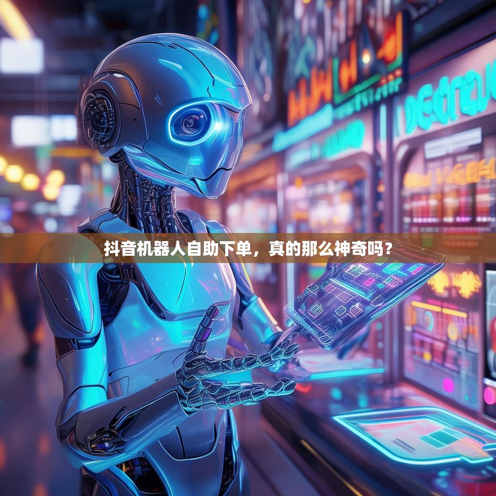 抖音机器人自助下单，真的那么神奇吗？