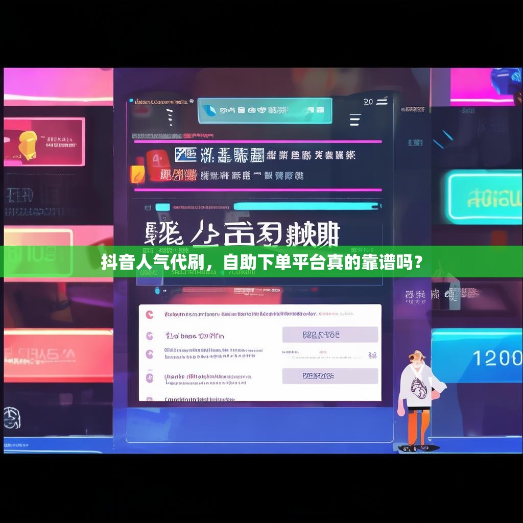 抖音人气代刷，自助下单平台真的靠谱吗？
