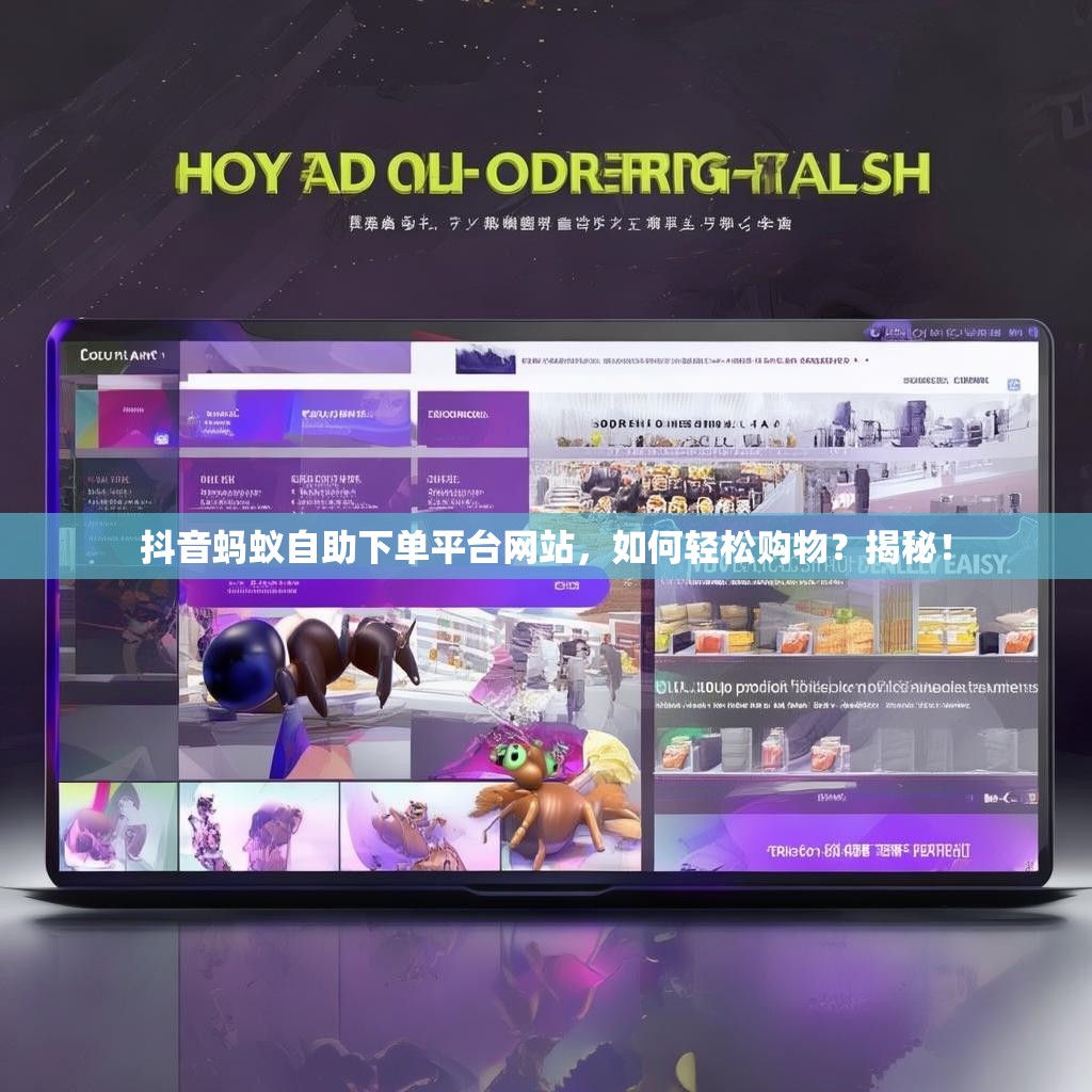 抖音蚂蚁自助下单平台网站，如何轻松购物？揭秘！