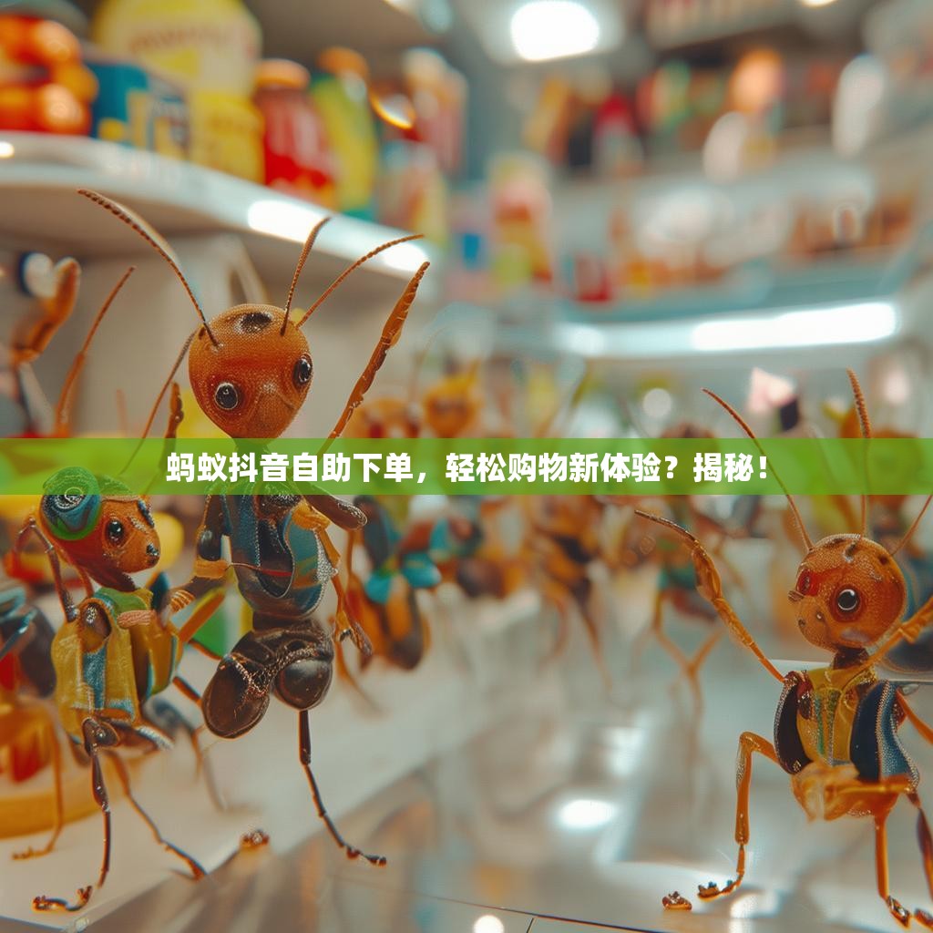 蚂蚁抖音自助下单，轻松购物新体验？揭秘！