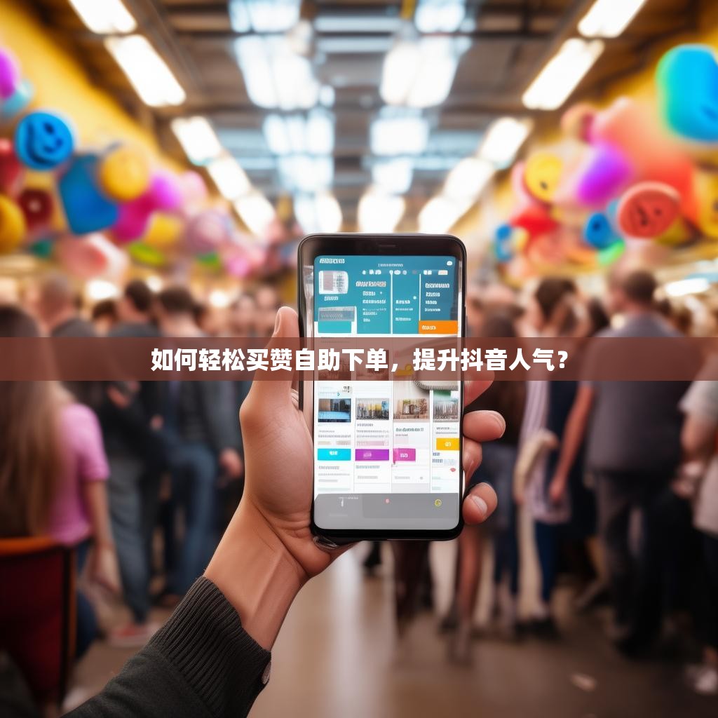 如何轻松买赞自助下单，提升抖音人气？