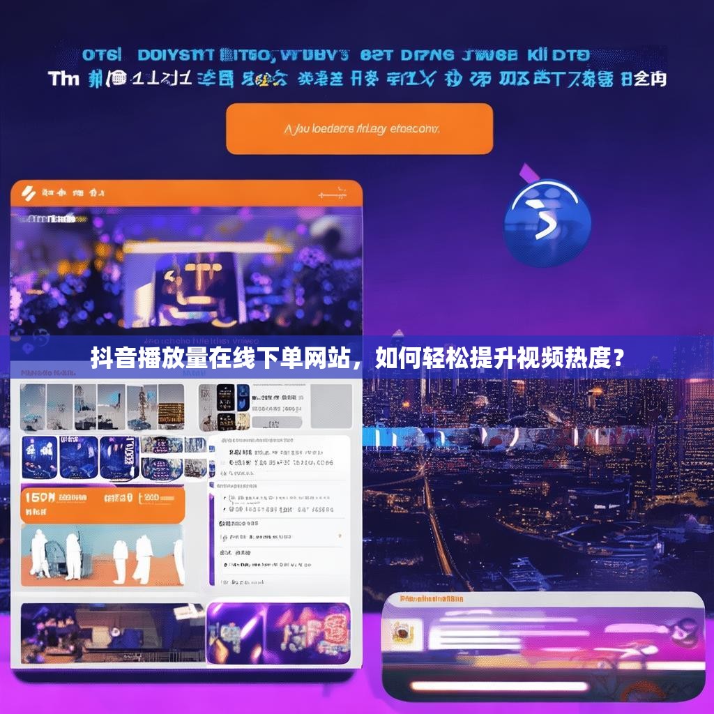 抖音播放量在线下单网站,如何轻松提升视频热度? 抖音播放量在线下单网站,如何轻松提升视频热度?