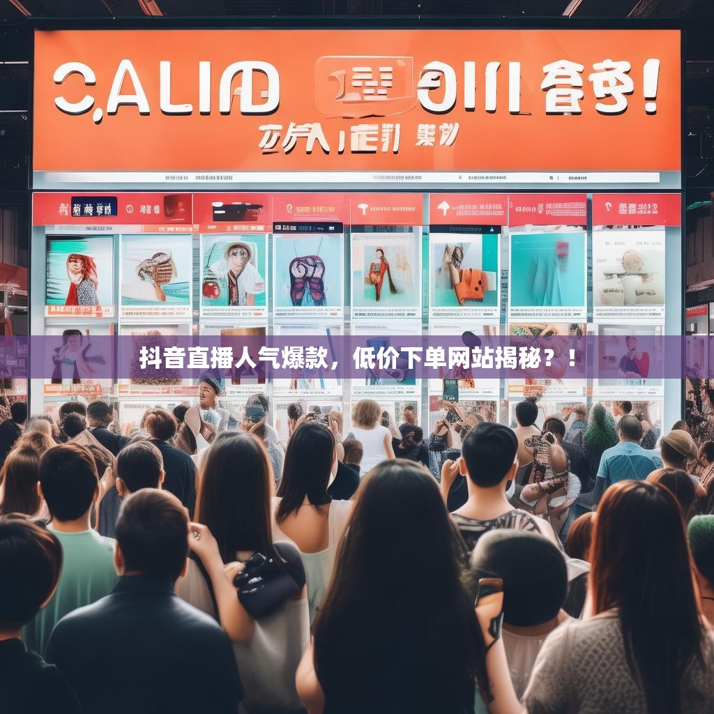 抖音直播人气爆款，低价下单网站揭秘？！