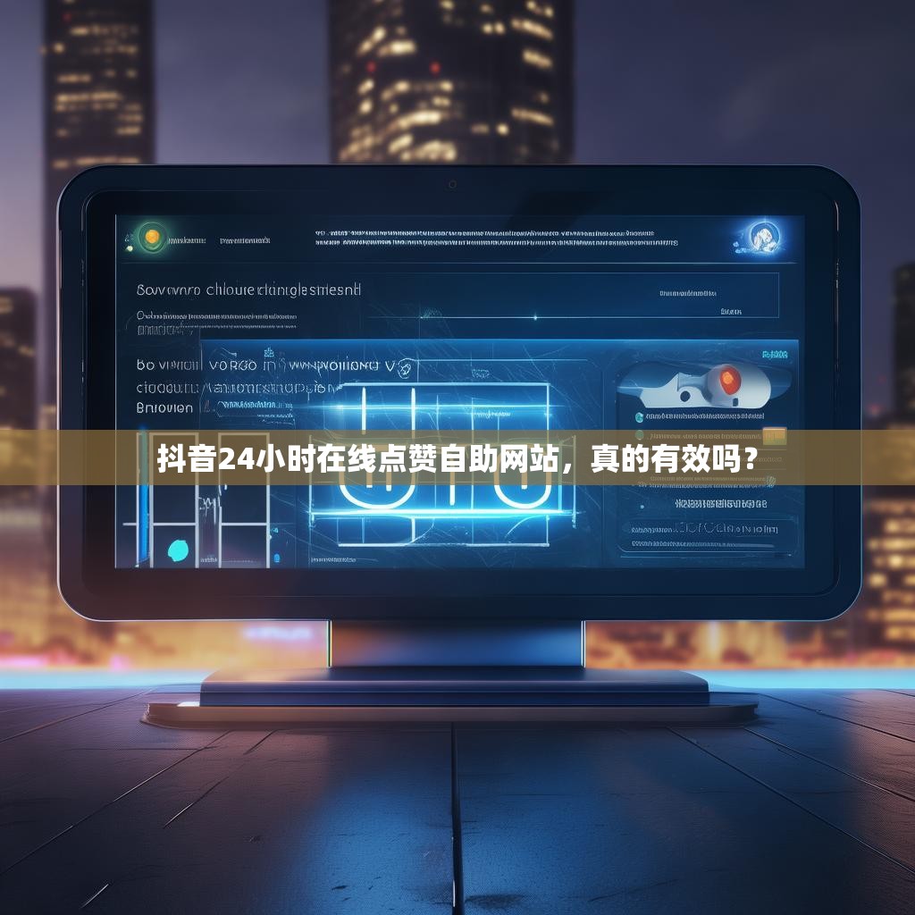 抖音24小时在线点赞自助网站，真的有效吗？