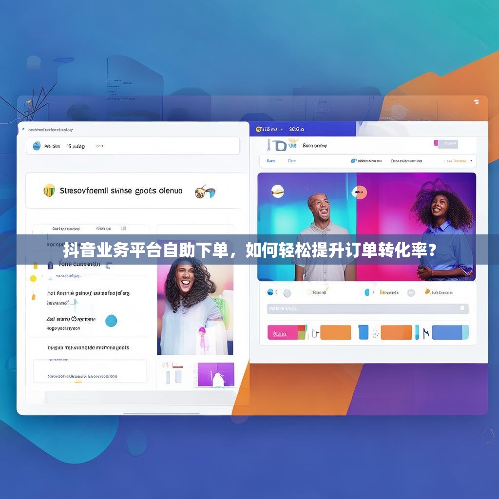 抖音业务平台自助下单，如何轻松提升订单转化率？