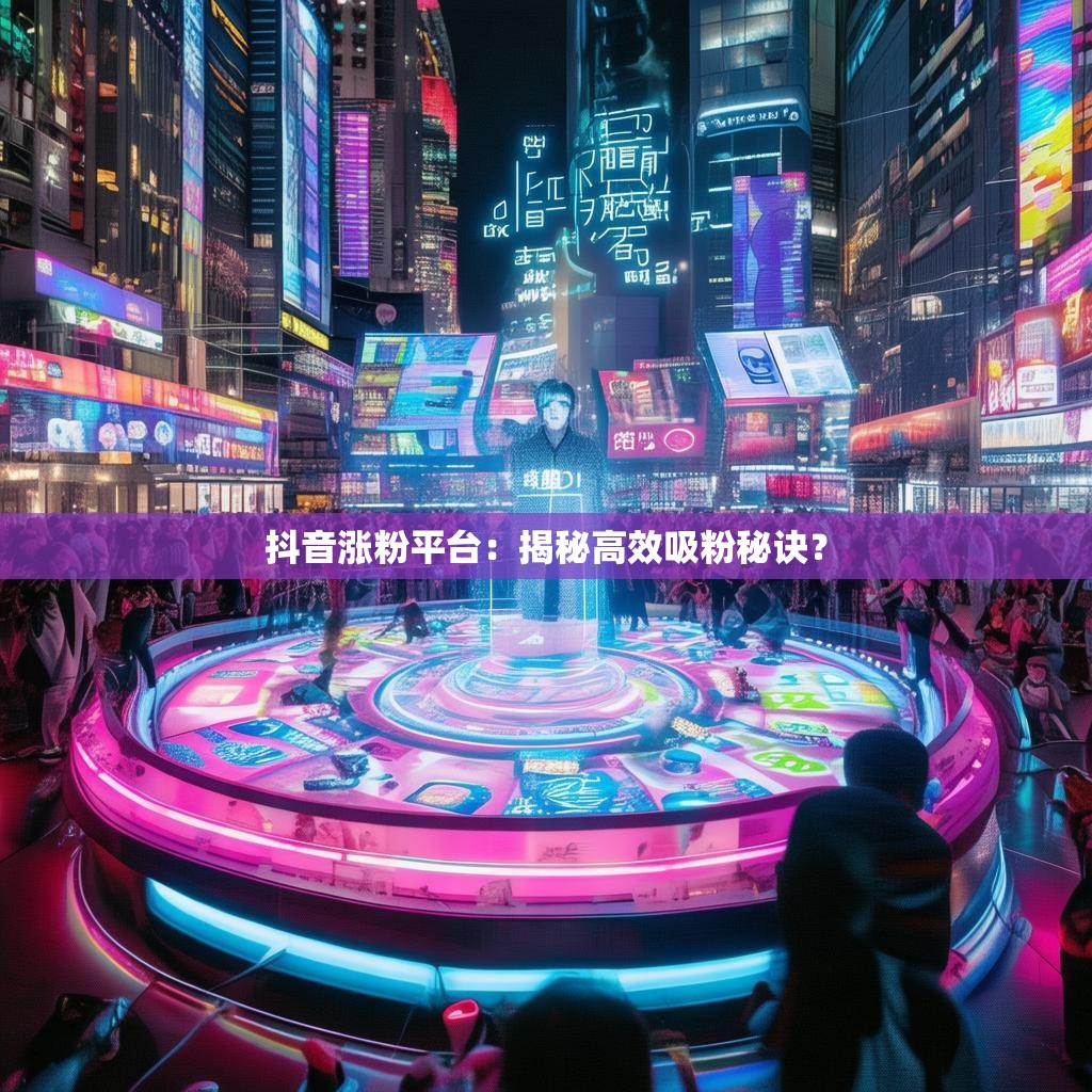 抖音涨粉平台：揭秘高效吸粉秘诀？