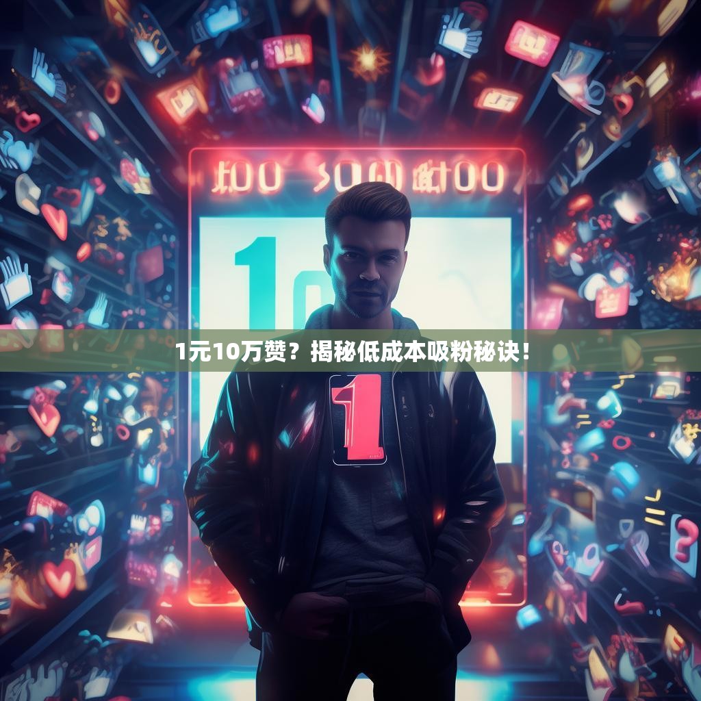 1元10万赞？揭秘低成本吸粉秘诀！