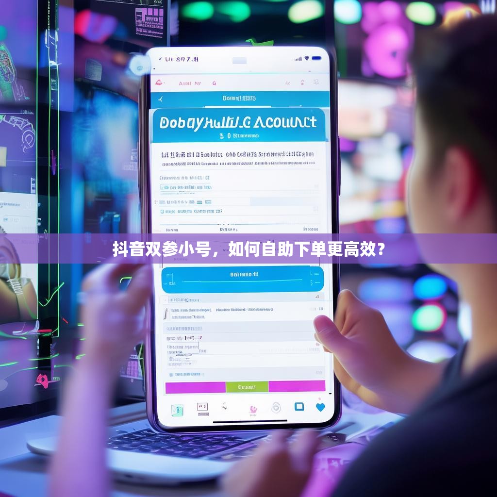 抖音双参小号，如何自助下单更高效？