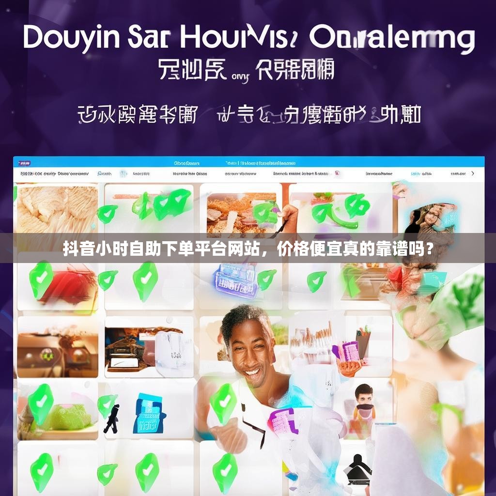 抖音小时自助下单平台网站，价格便宜真的靠谱吗？