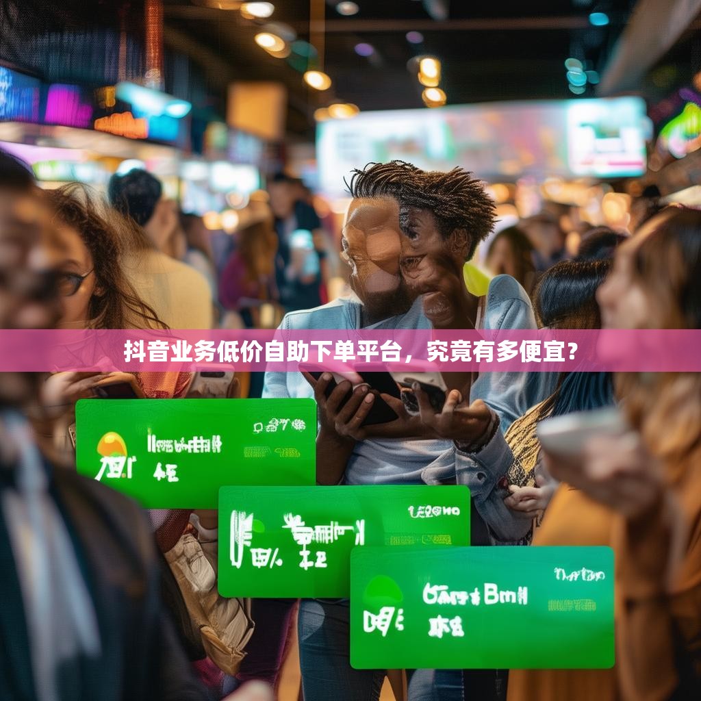 抖音业务低价自助下单平台，究竟有多便宜？