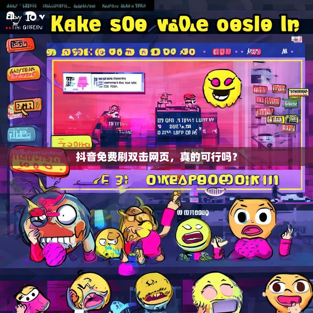 抖音免费刷双击网页，真的可行吗？
