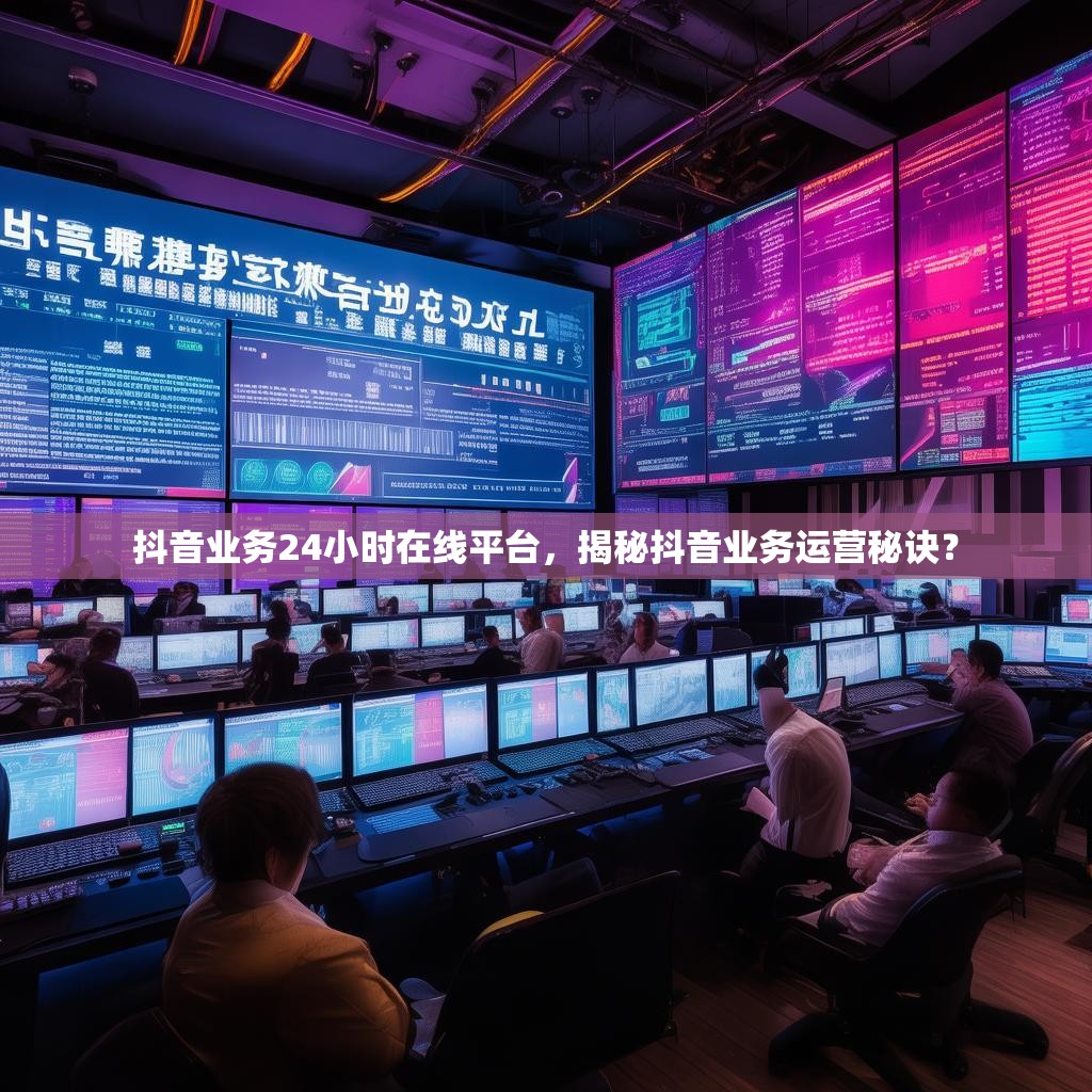 抖音业务24小时在线平台，揭秘抖音业务运营秘诀？