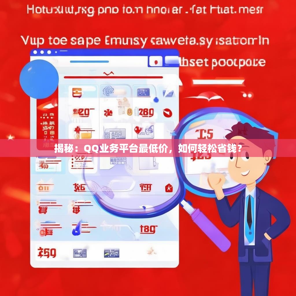 揭秘：QQ业务平台最低价，如何轻松省钱？
