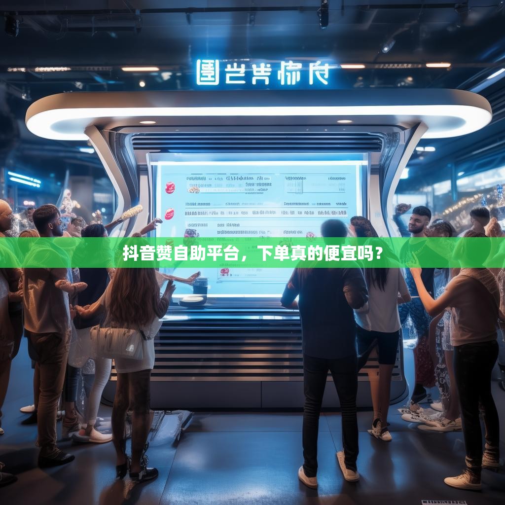抖音赞自助平台，下单真的便宜吗？