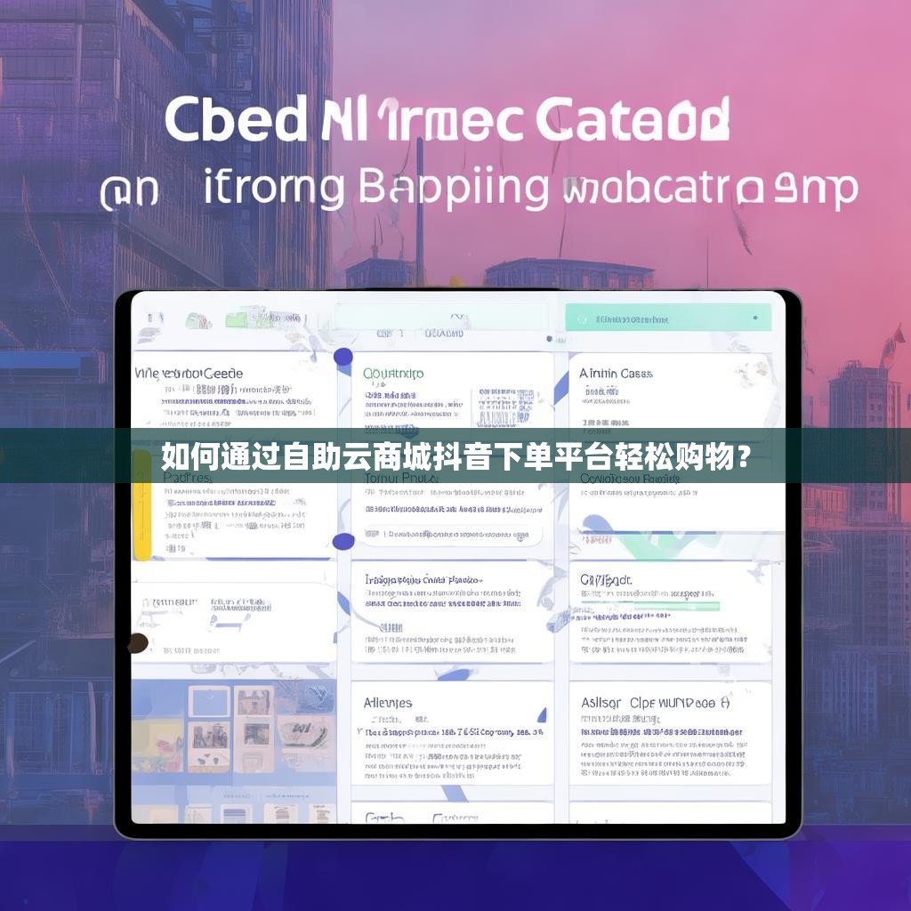 如何通过自助云商城抖音下单平台轻松购物？
