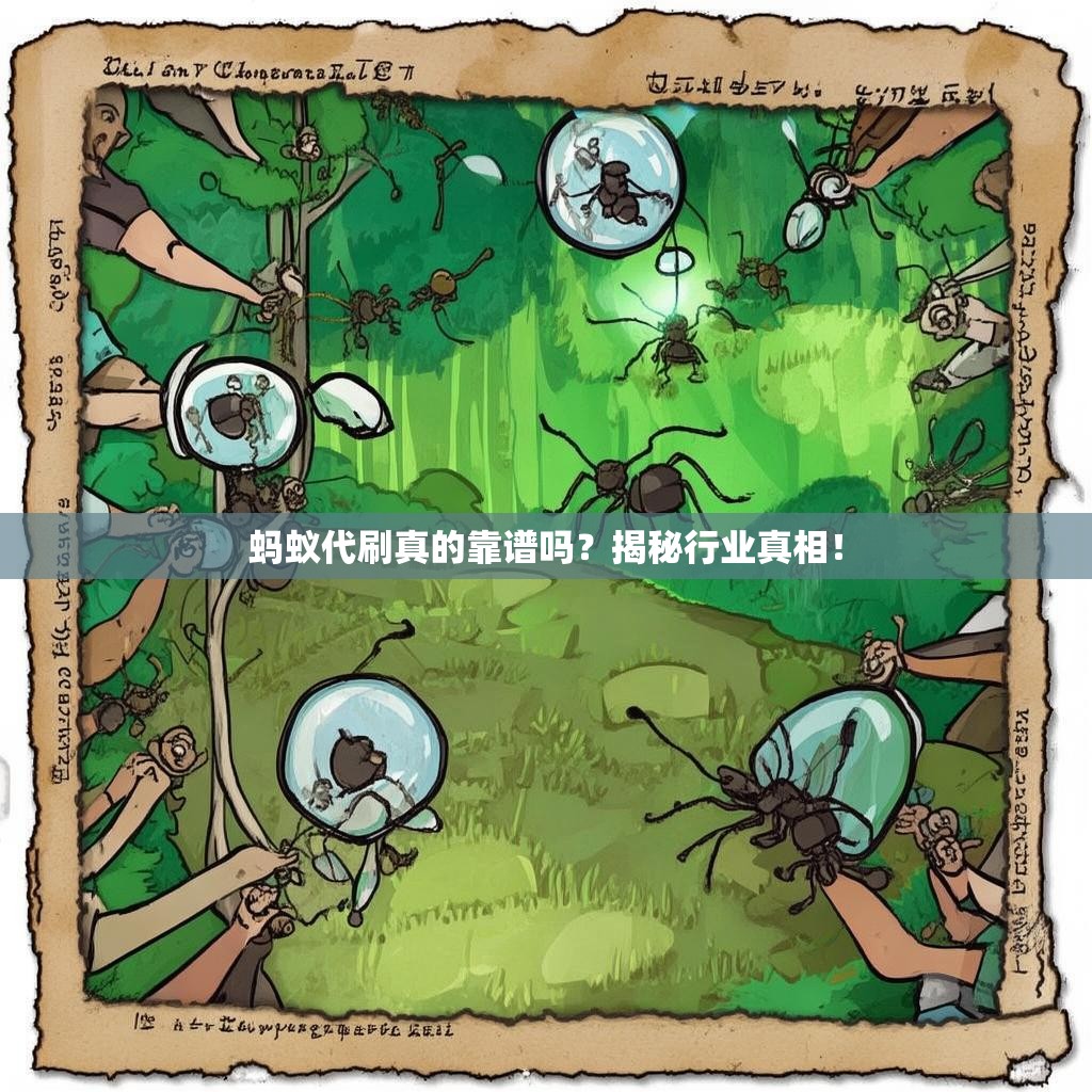 蚂蚁代刷真的靠谱吗?揭秘行业真相! 蚂蚁代刷真的靠谱吗?揭秘行业真相!