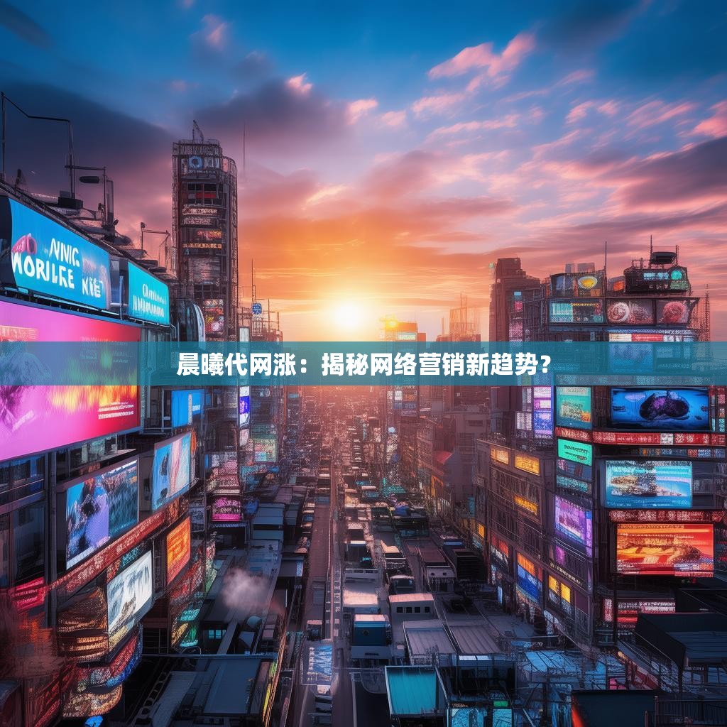 晨曦代网涨：揭秘网络营销新趋势？