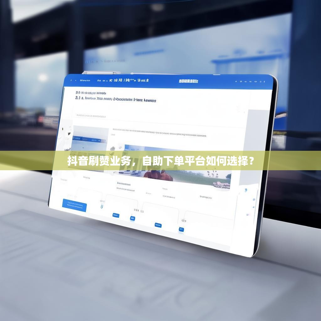 抖音刷赞业务，自助下单平台如何选择？