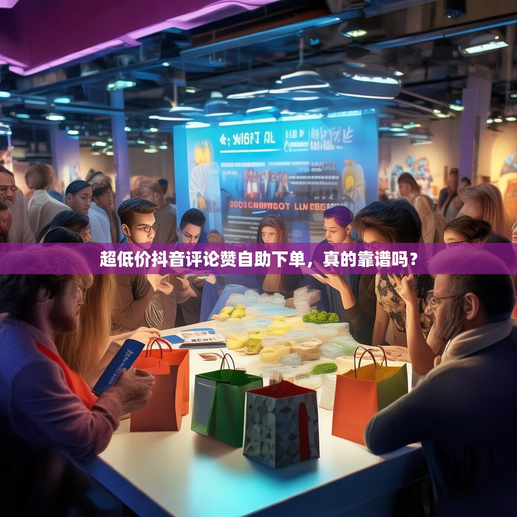 超低价抖音评论赞自助下单，真的靠谱吗？