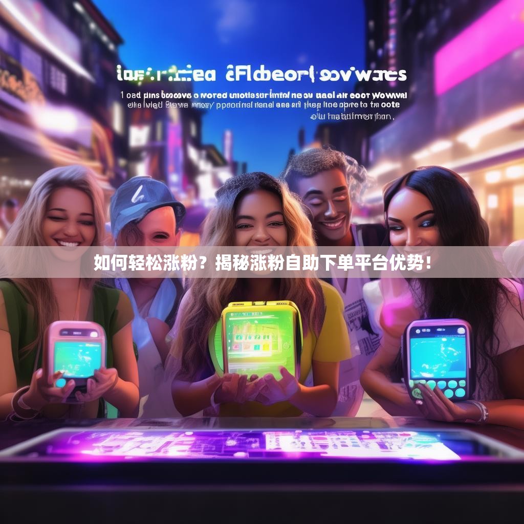 如何轻松涨粉？揭秘涨粉自助下单平台优势！